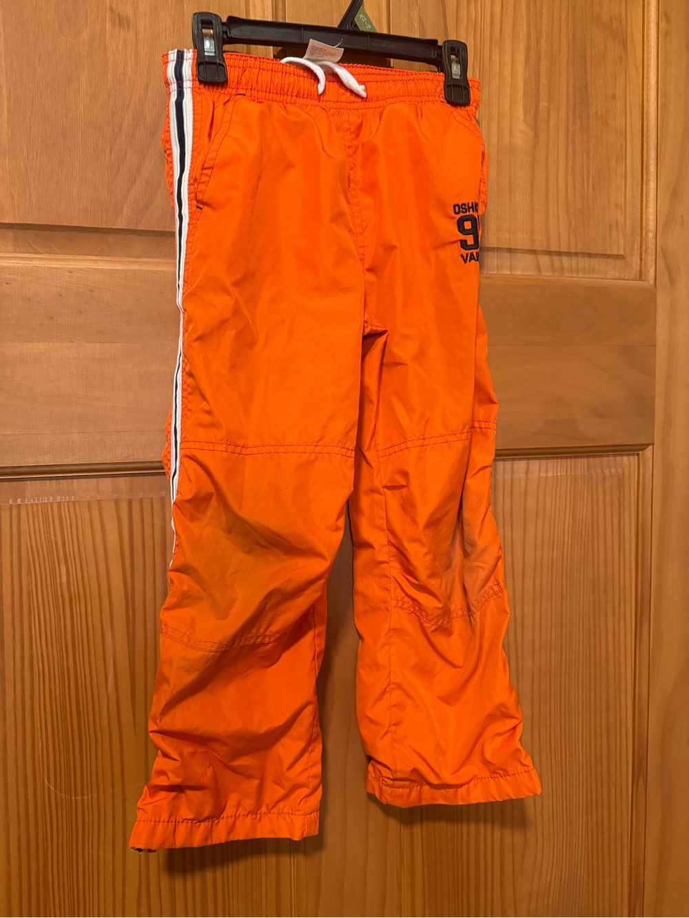 Y2K OshKosh B'gosh Orange Kids Windbreaker Track Pants